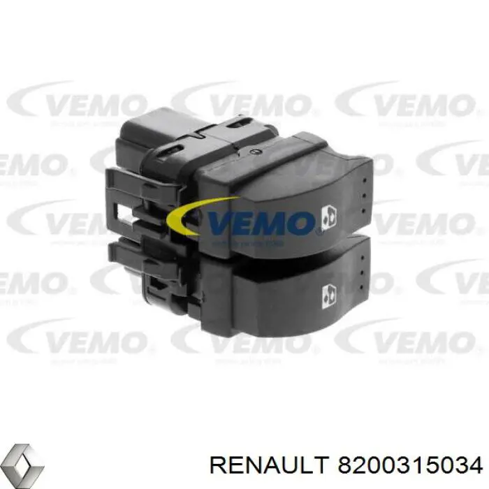 8200315034 Renault (RVI) Кнопки переднього лівого склопід'ємника