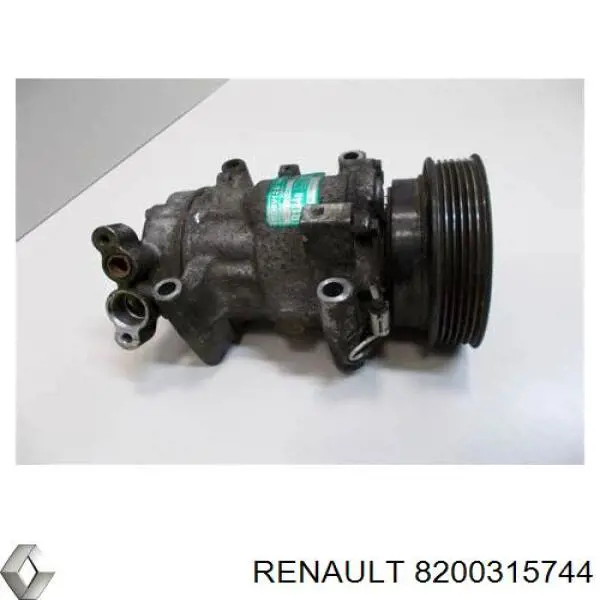 Компресор кондиціонера 8200315744 Renault (RVI)