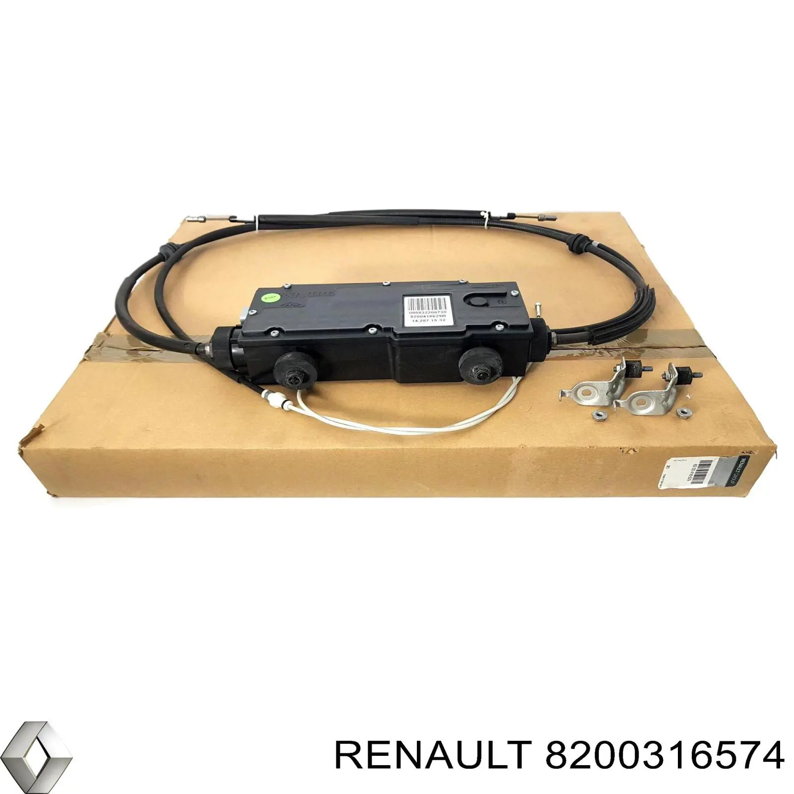 Трос ручного гальма задній, лівий 8200316574 Renault (RVI)
