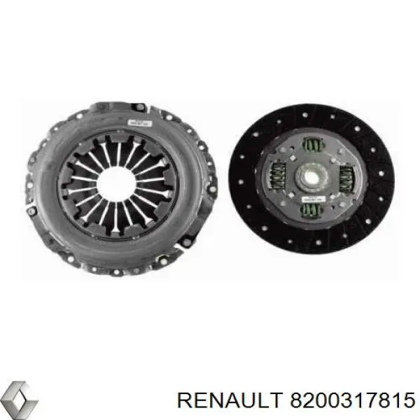 Зчеплення Renault (RVI) 8200317815 ціна, від 129.65 USD