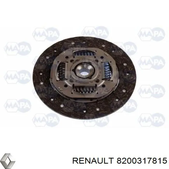 8200317815 Renault (RVI) диск зчеплення