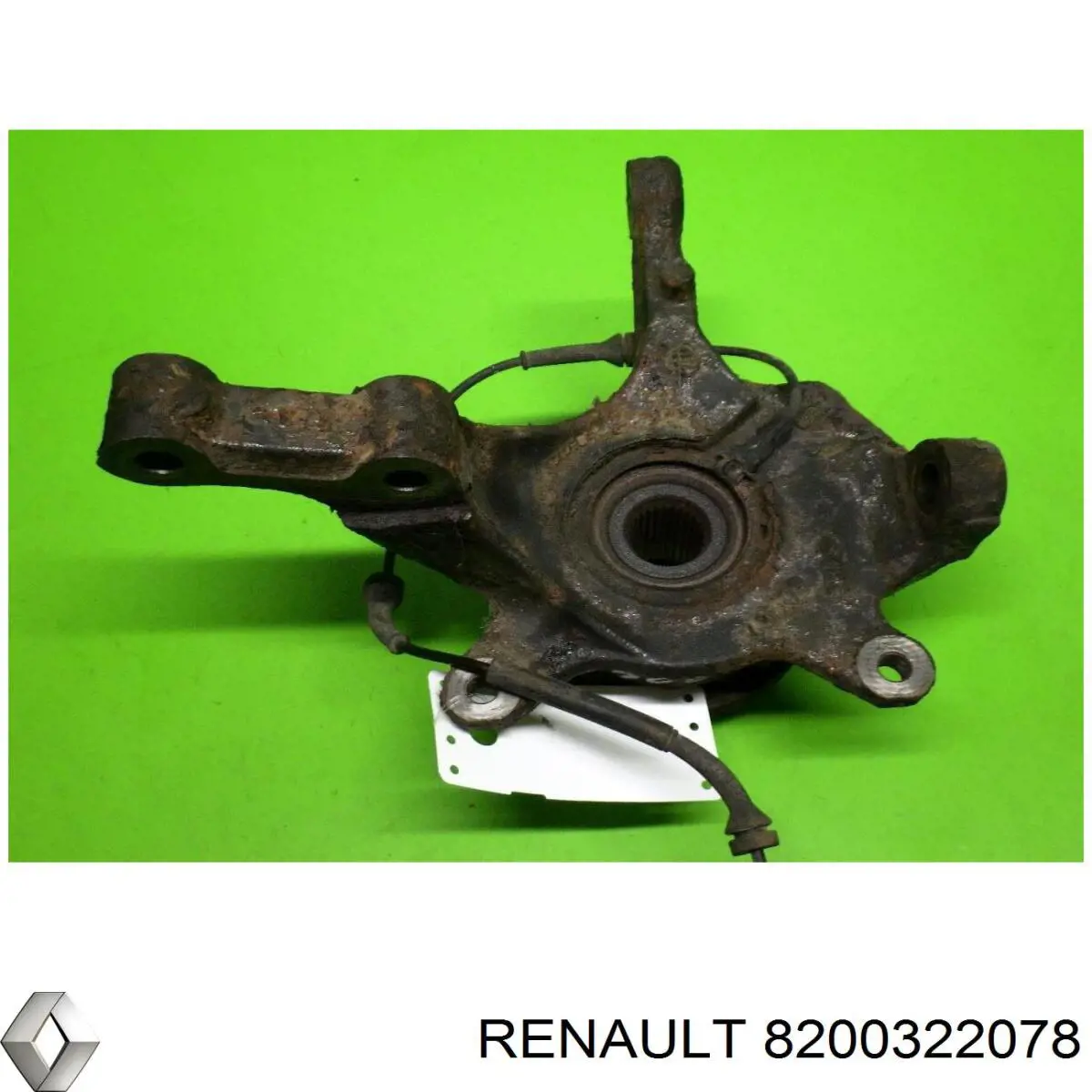 Цапфа - поворотний кулак передній, правий Renault Laguna 2 (BG0) (Рено Лагуна)