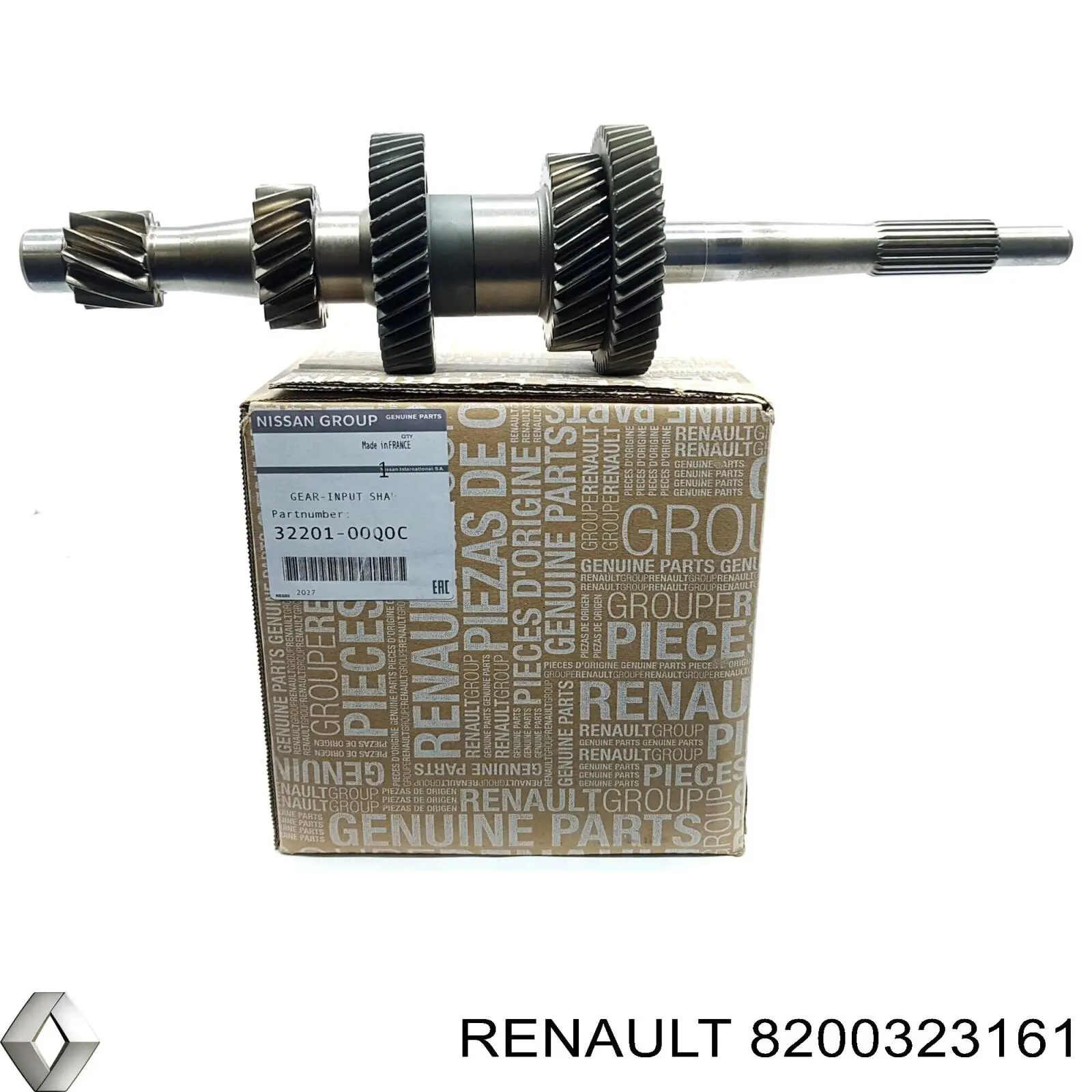 Купити 8200323161 Renault (RVI) Вал первинний, коробки передач