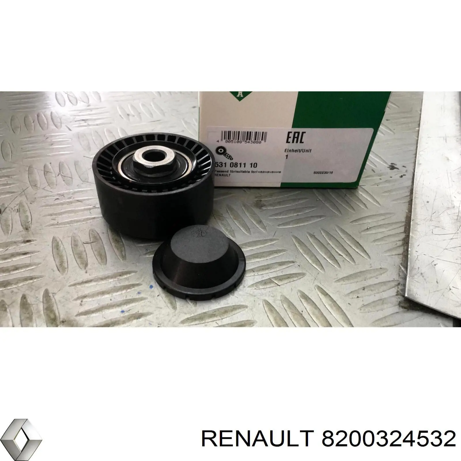Ролик натягувача приводного ременя Renault (RVI) 8200324532