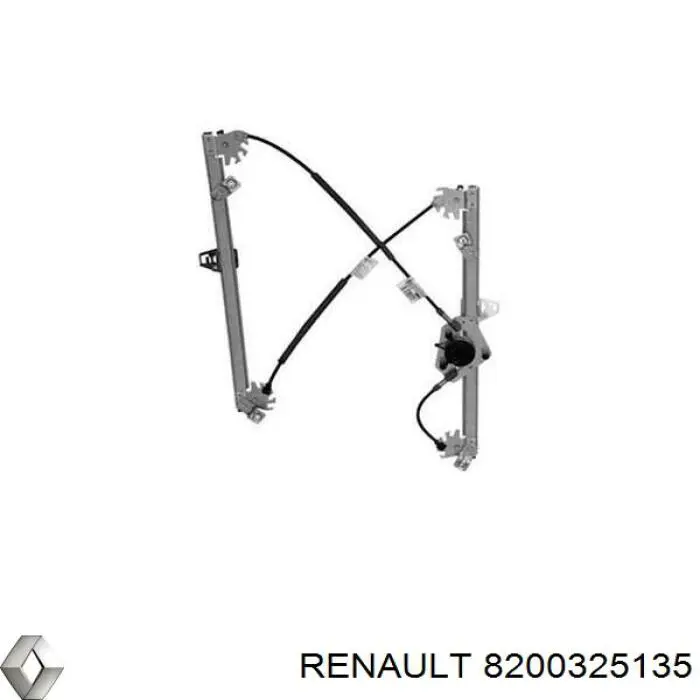 Механізм склопідіймача двері передньої, правої 8200325135 Renault (RVI)