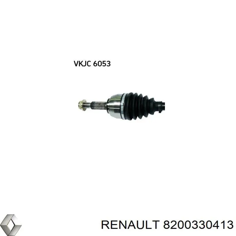 Привід передній лівий Renault (RVI) 8200330413 ціна, від 69.76 USD