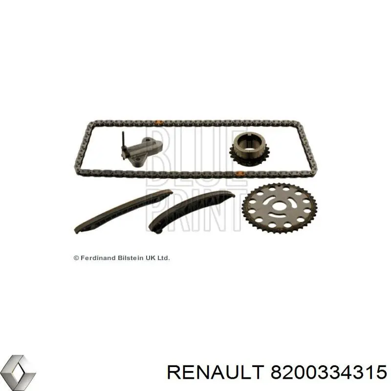 RENAULT 8200334315 натягувач ланцюга грм Renault Trafic