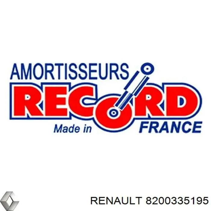 Стойка амортизатора передняя Renault (RVI) 8200335195 ціна, від 53.78 USD