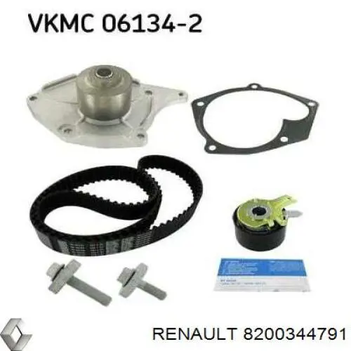 Зубчастий ремінь Renault (RVI) 8200344791 ціна, від 27.62 USD