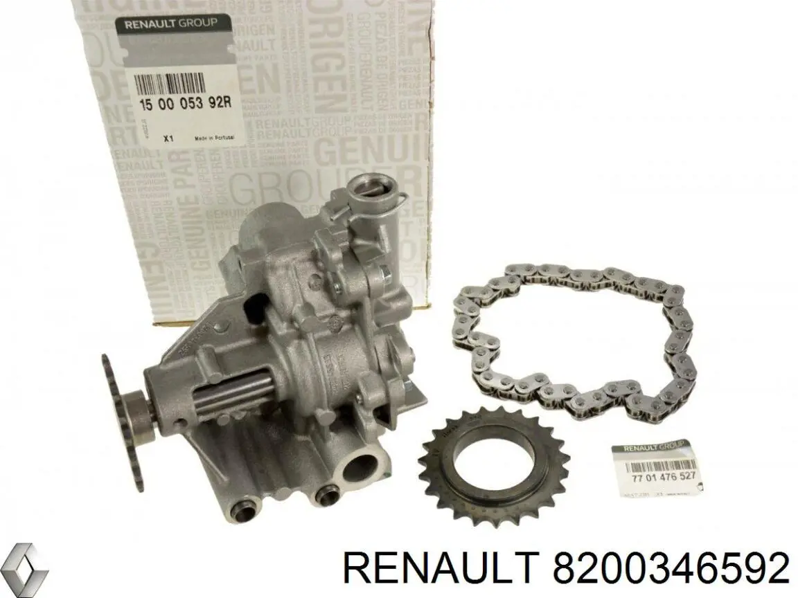 Помпа масляна Renault (RVI) 8200346592 ціна, від 83.23 USD