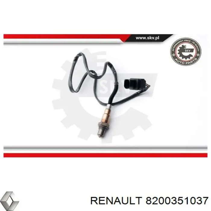 Купити 8200351037 Renault (RVI) Лямбдазонд, датчик кисню до каталізатора