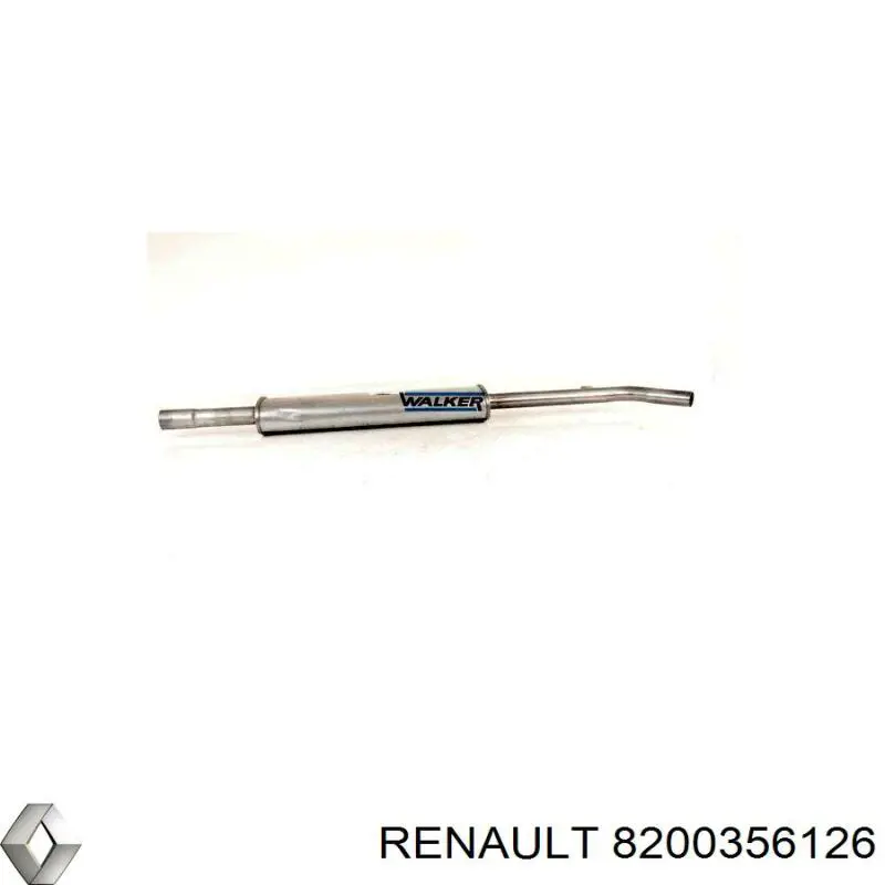 Купити 8200356126 Renault (RVI) Вихлопна труба