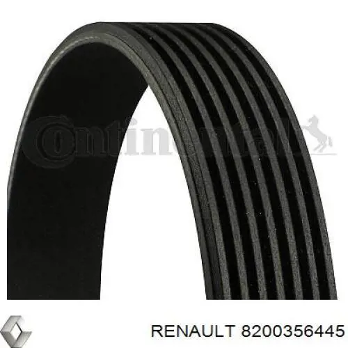 Клиновий ремінь Renault (RVI) 8200356445 ціна, від 20.53 USD