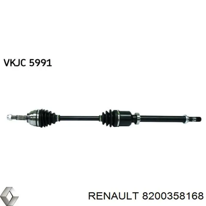 8200358168 Renault (RVI) піввісь (привід передня, права)