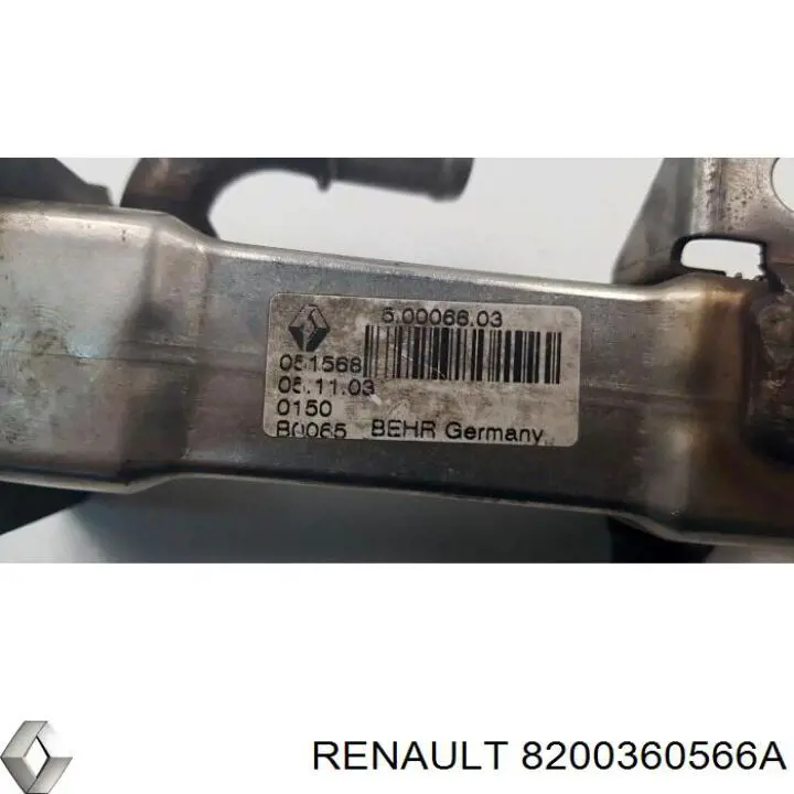 Клапан ЄГР 8200360566A Renault (RVI)