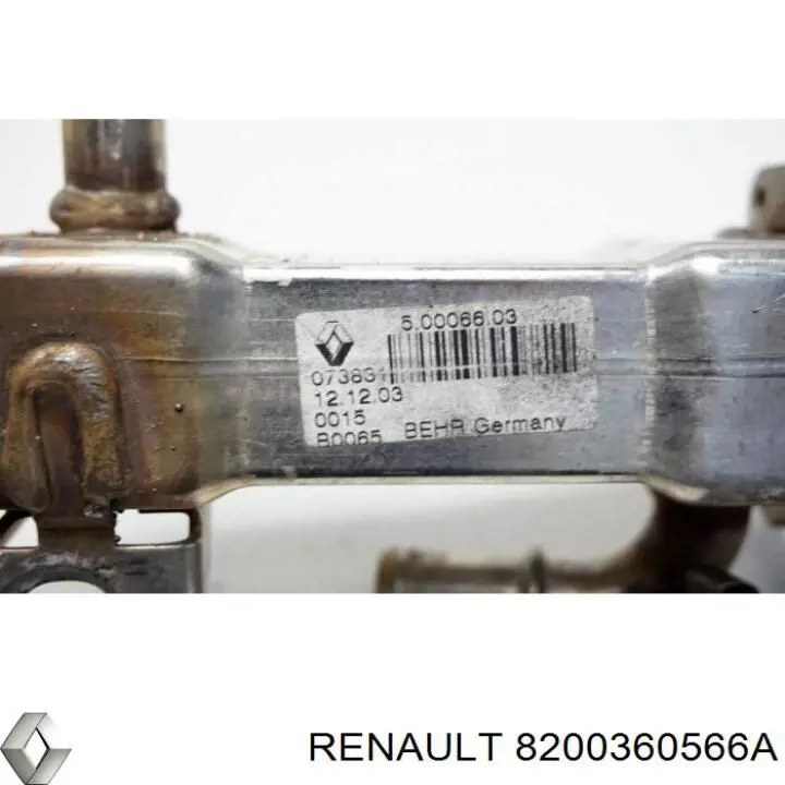 Клапан EGR Renault (RVI) 8200360566A ціна, від 30.89 USD