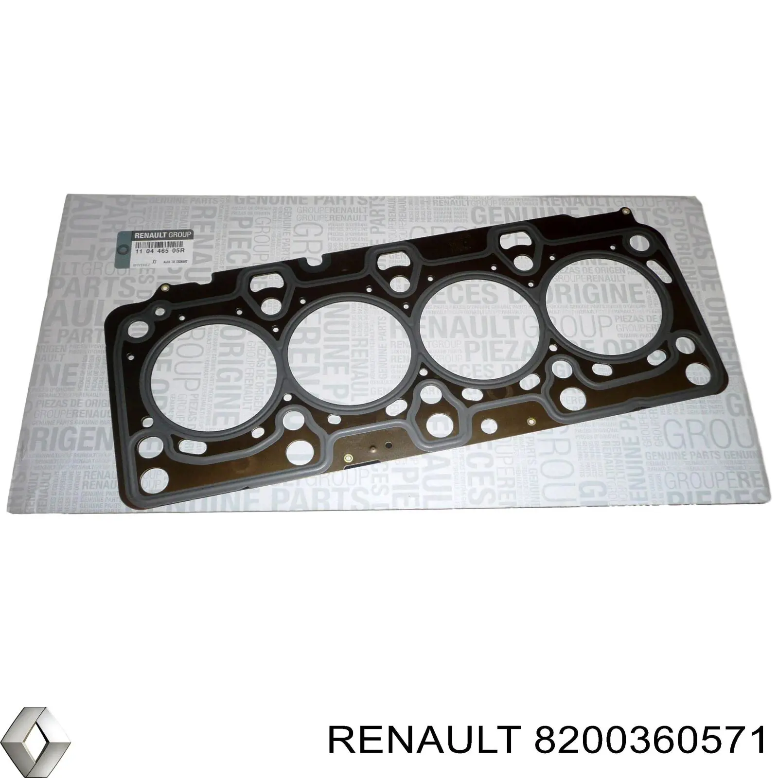 Прокладка ГБЦ Renault (RVI) 8200360571 ціна, від 23.46 USD