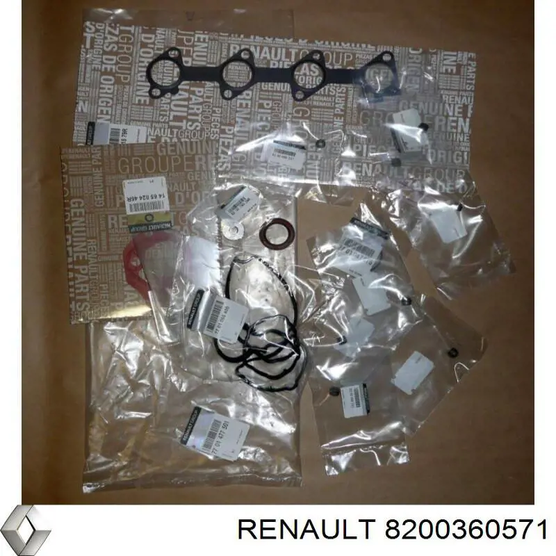 Прокладка головки блока циліндрів (ГБЦ) 8200360571 Renault (RVI)