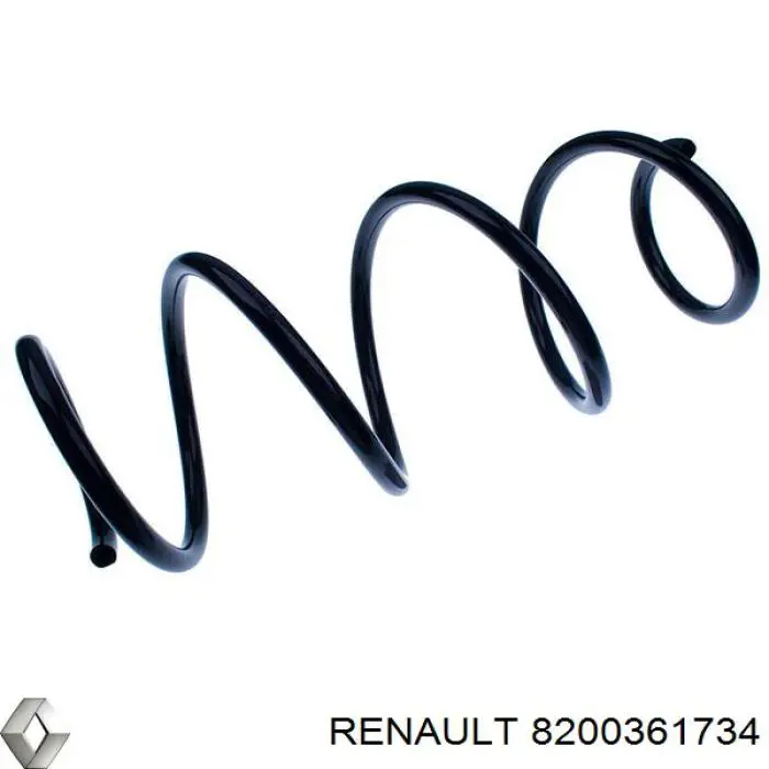 Пружина передня Renault (RVI) 8200361734 ціна, від 29.76 USD