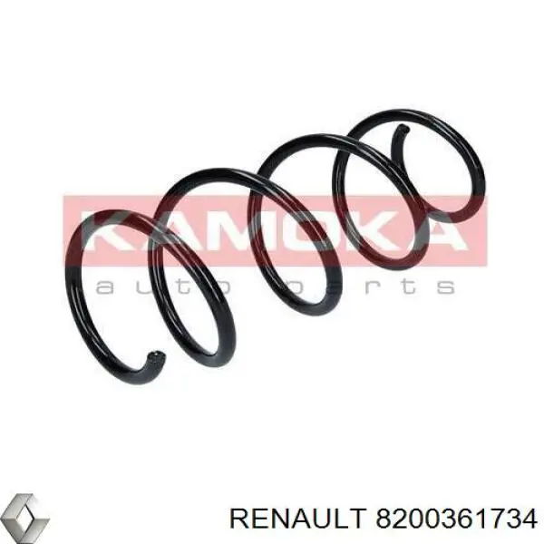 Купити 8200361734 Renault (RVI) Гвинтова пружина підвіска