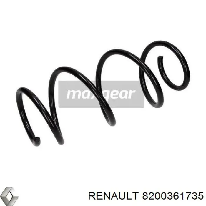 8200361735 Renault (RVI) Пружина амортизатора передняя