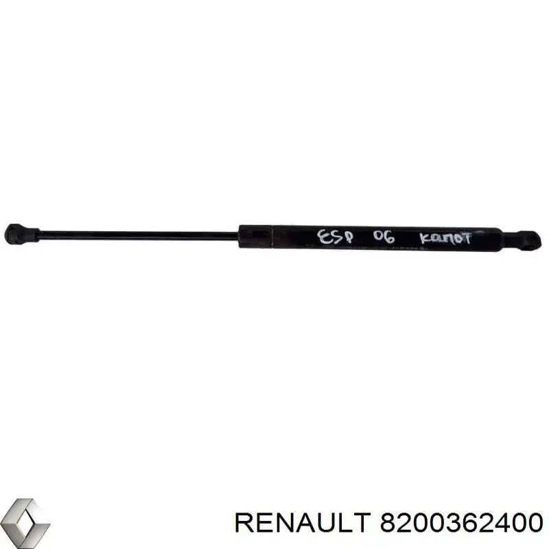 Амортизатор капота газовий Renault (RVI) 8200362400 ціна, від 2.11 USD