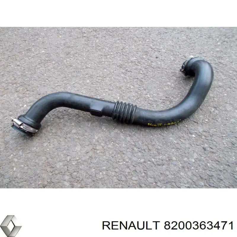 Шланг/патрубок интеркуллера Renault (RVI) 8200363471 ціна, від 18.34 USD