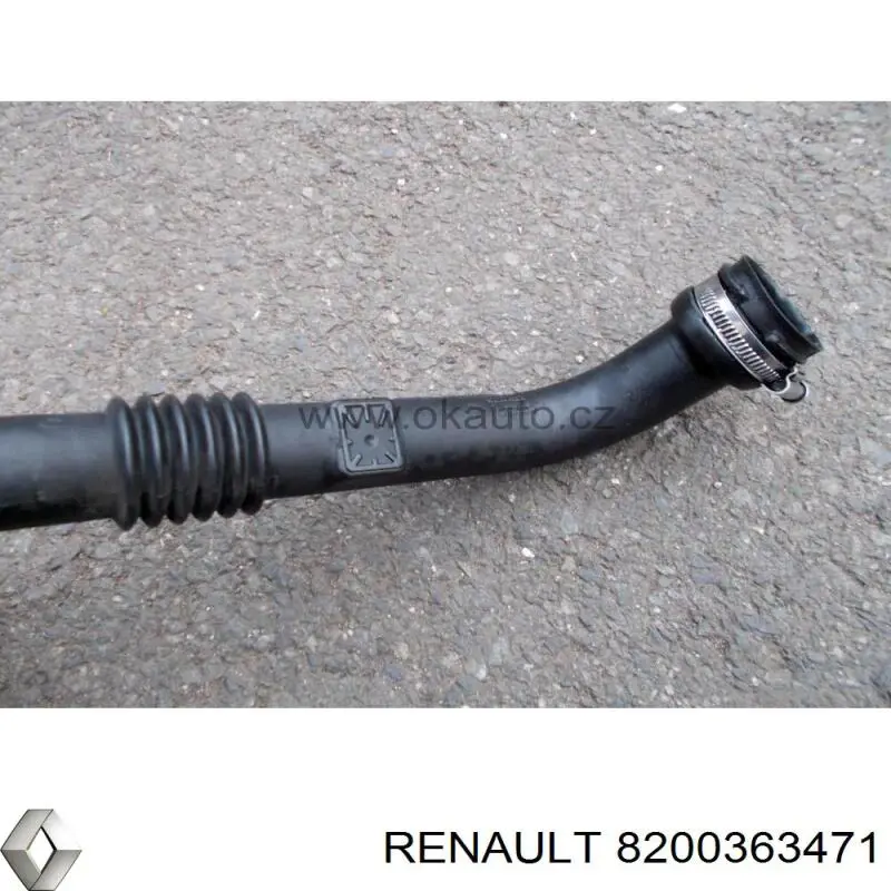 Шланг/патрубок интеркуллера 8200383471 Renault (RVI)