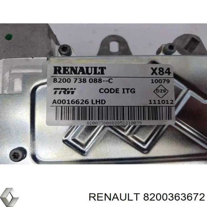 Рульова колонка 8200363672 Renault (RVI)