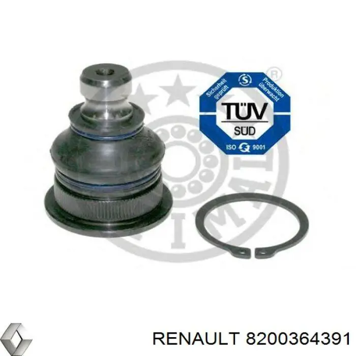 Важіль передньої підвіски нижній, правий Renault (RVI) 8200364391 ціна, від 30.36 USD