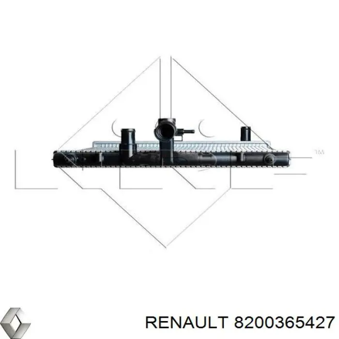 Радіатор 8200365427 Renault (RVI)