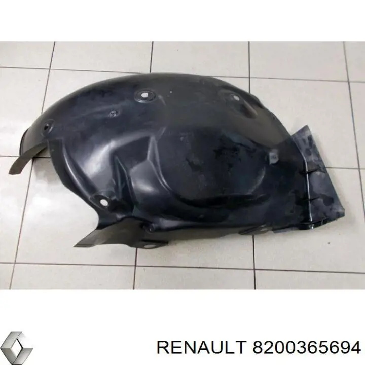 Підкрилок переднього крила, лівий задній 8200365694 Renault (RVI)