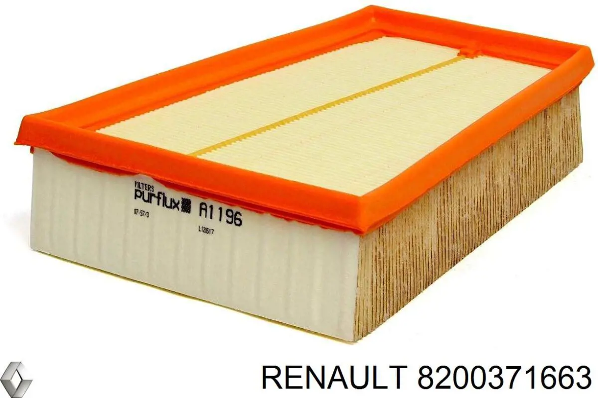 8200371663 Renault (RVI) фільтр повітряний