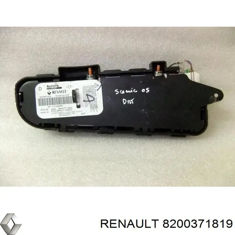 Купити 8200371819 Renault (RVI) Подушка безпеки AIRBAG спинки сидіння, правого