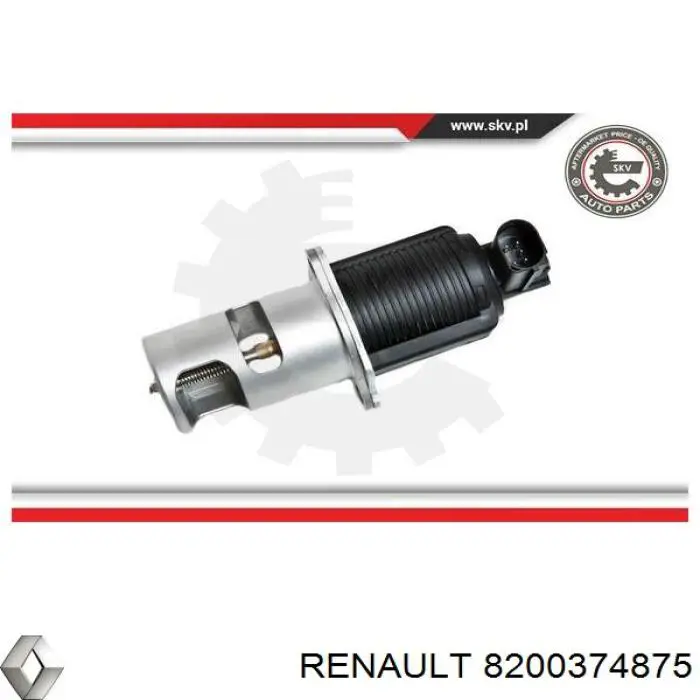 Клапан EGR Renault (RVI) 8200374875 ціна, від 61.46 USD