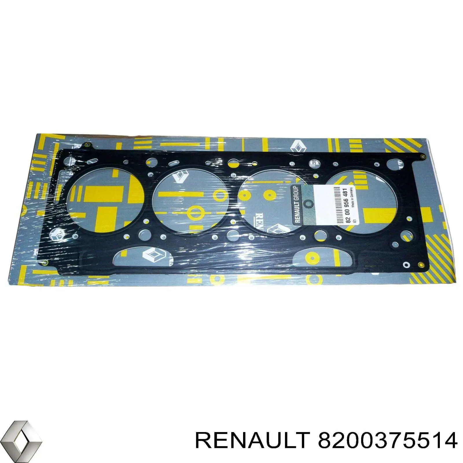 Прокладка головки блока циліндрів (ГБЦ) 8200375514 Renault (RVI)