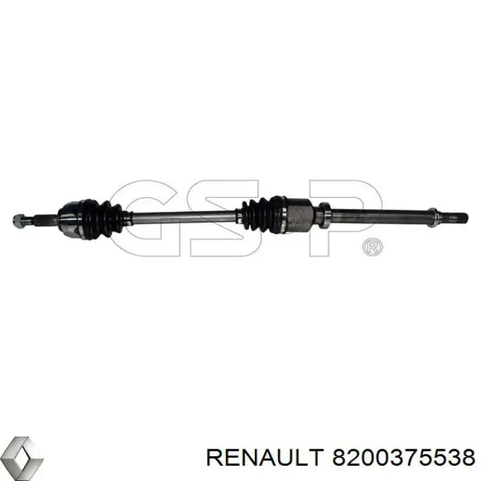 8200375538 Renault (RVI) піввісь (привід передня, права)