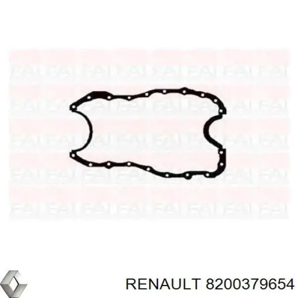 8200379654 Renault (RVI) прокладка піддону картера двигуна