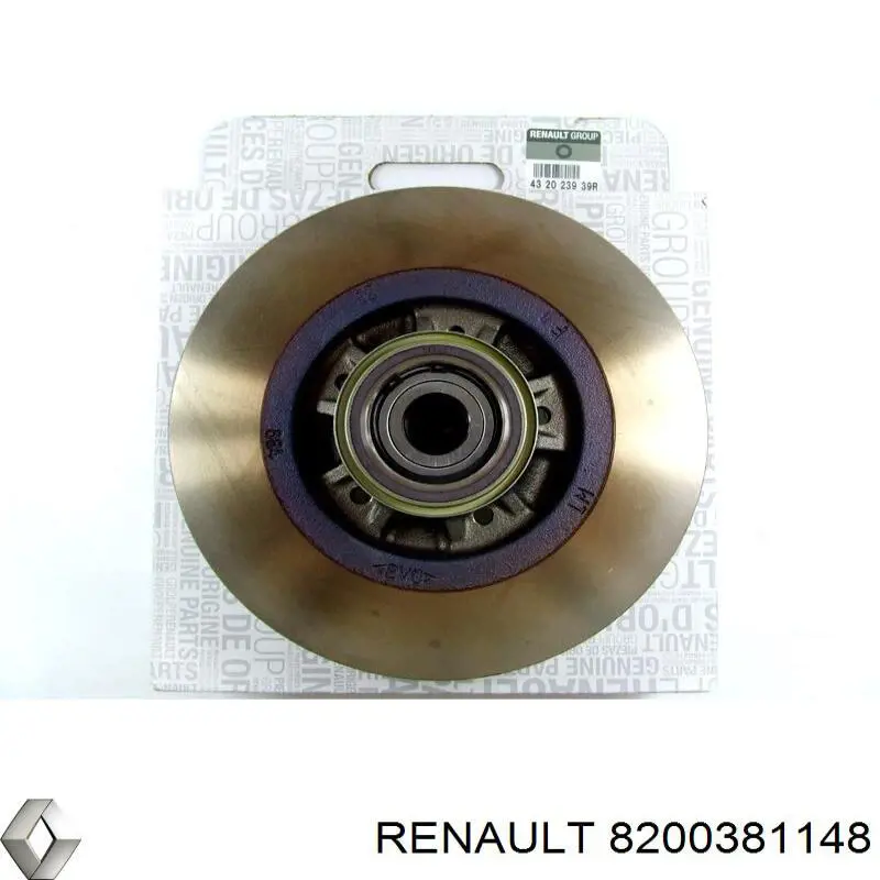 Купити 8200381148 Renault (RVI) Диск заднього гальма