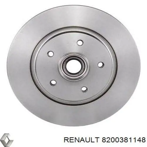 8200381148 Renault (RVI) диск гальмівний задній