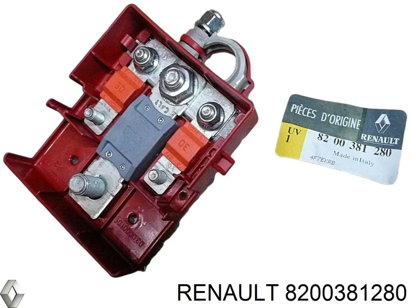 Купити 8200381280 Renault (RVI) Клема акумулятора (АКБ)