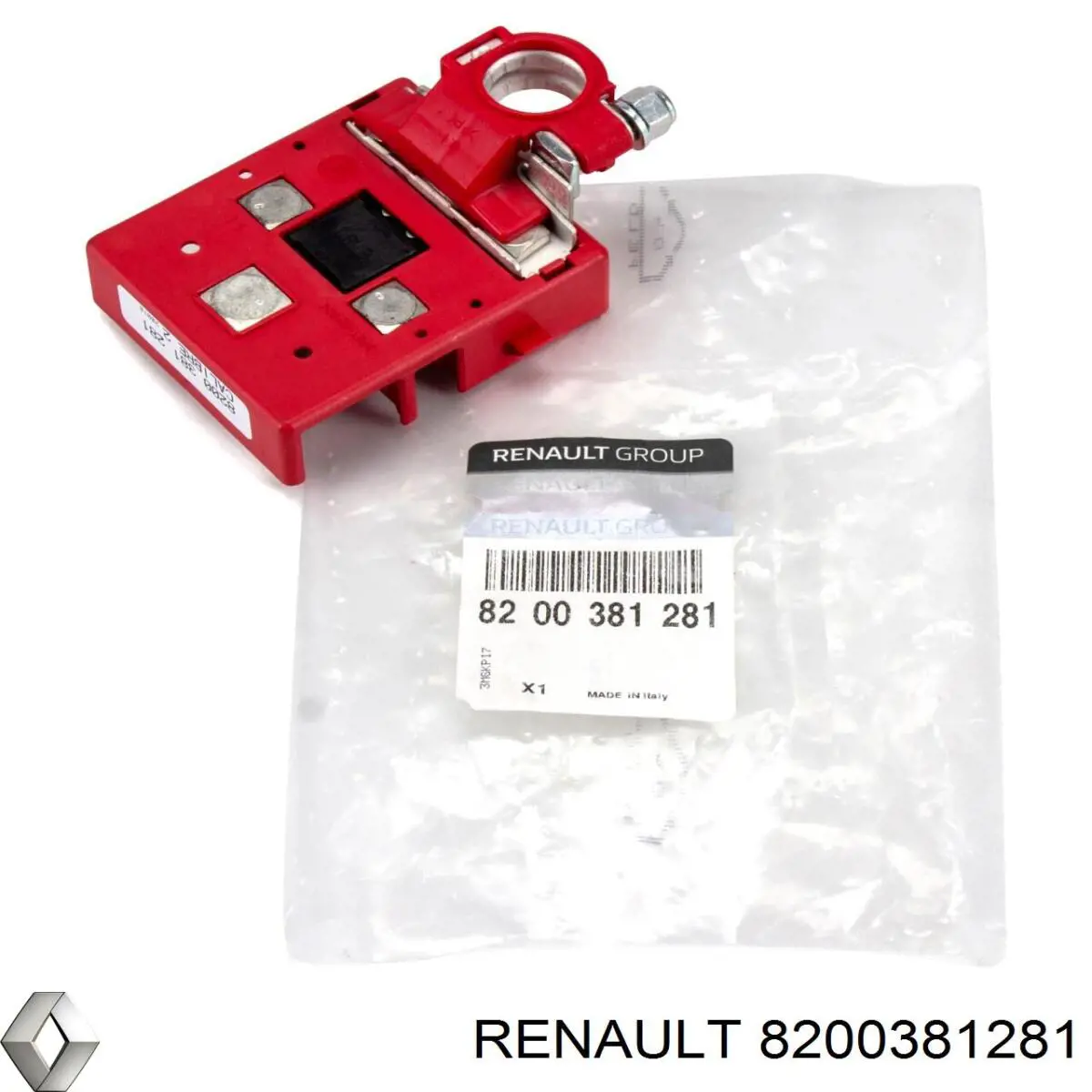 Клема акумулятора (АКБ) 8200381281 Renault (RVI)