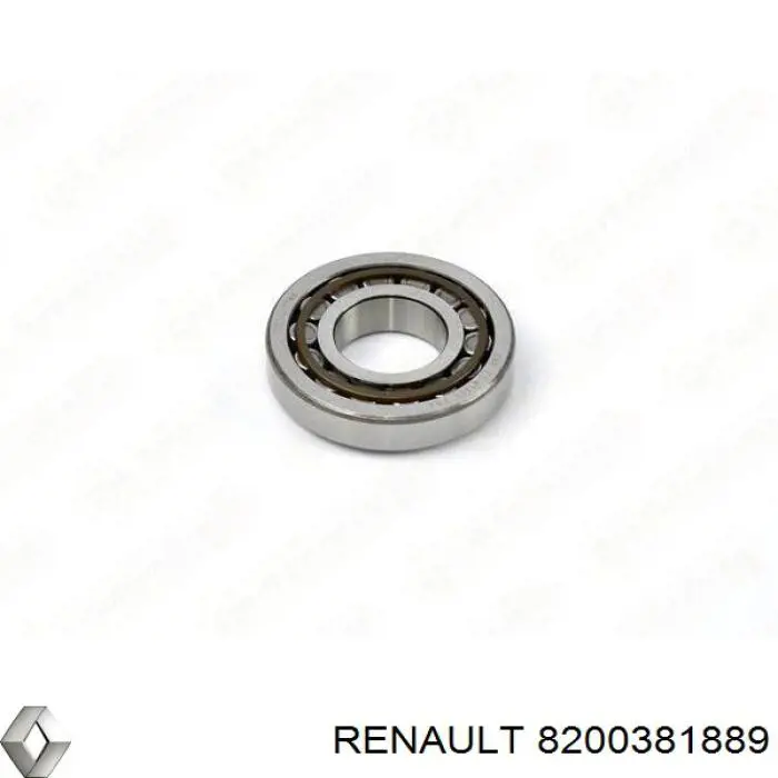 Підшипник первинного валу коробки Renault (RVI) 8200381889 ціна, від 9.09 USD