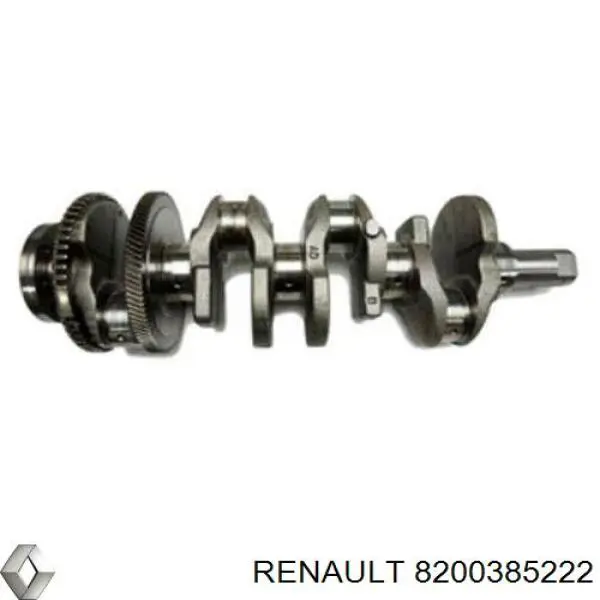 Вал колінчастий і маховик Renault (RVI) 8200385222 ціна, від 338.22 USD