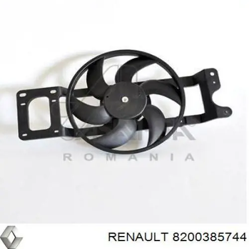 8200385744 Renault (RVI) Дифузор радіатора охолодження, в зборі з мотором і крильчаткою