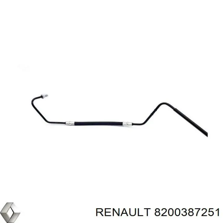 8200387251 Renault (RVI) Трубка гальмівна, задня, права