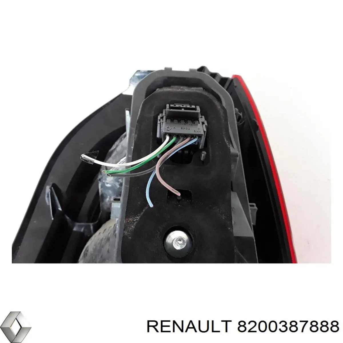 Ліхтар задній лівий Renault (RVI) 8200387888 ціна, від 47.97 USD