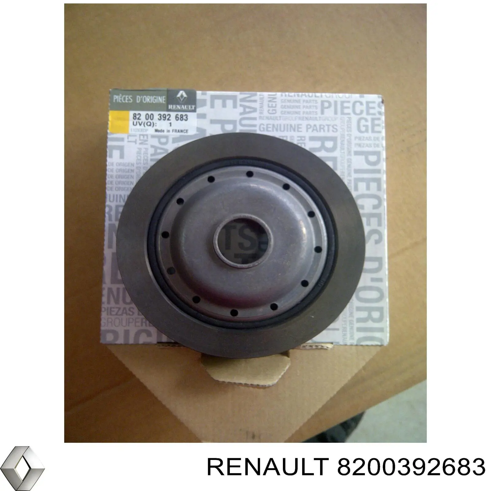 Шків колінвала (демпфер ) Renault (RVI) 8200392683 ціна, від 39.79 USD