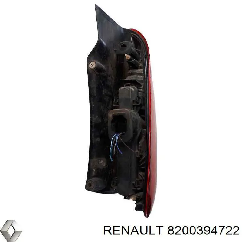 Ліхтар задній лівий Renault (RVI) 8200394722 ціна, від 44.34 USD