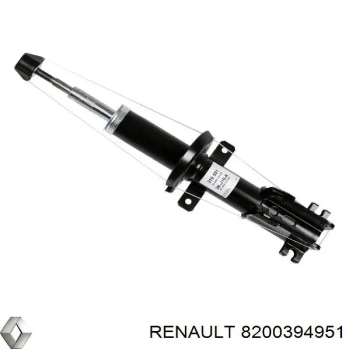 Купити 8200394951 Renault (RVI) Амортизатор передньої підвіски